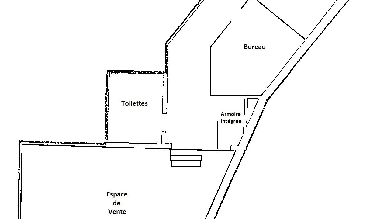 Plan du local commercial 2023