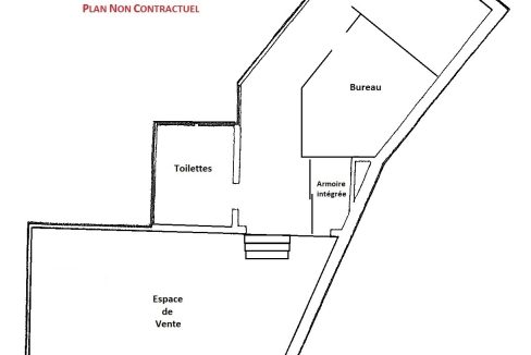 Plan du local commercial 2023
